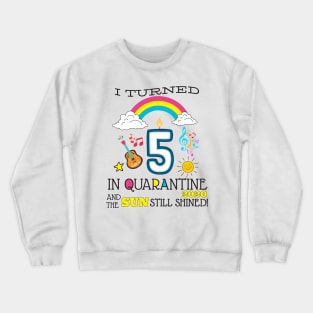 Quarantine 5th Birthday 2020 Crewneck Sweatshirt